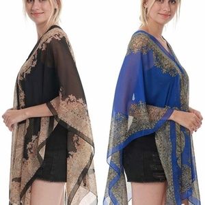 Woman's Sheer Chiffon like Cover Up or Scarf